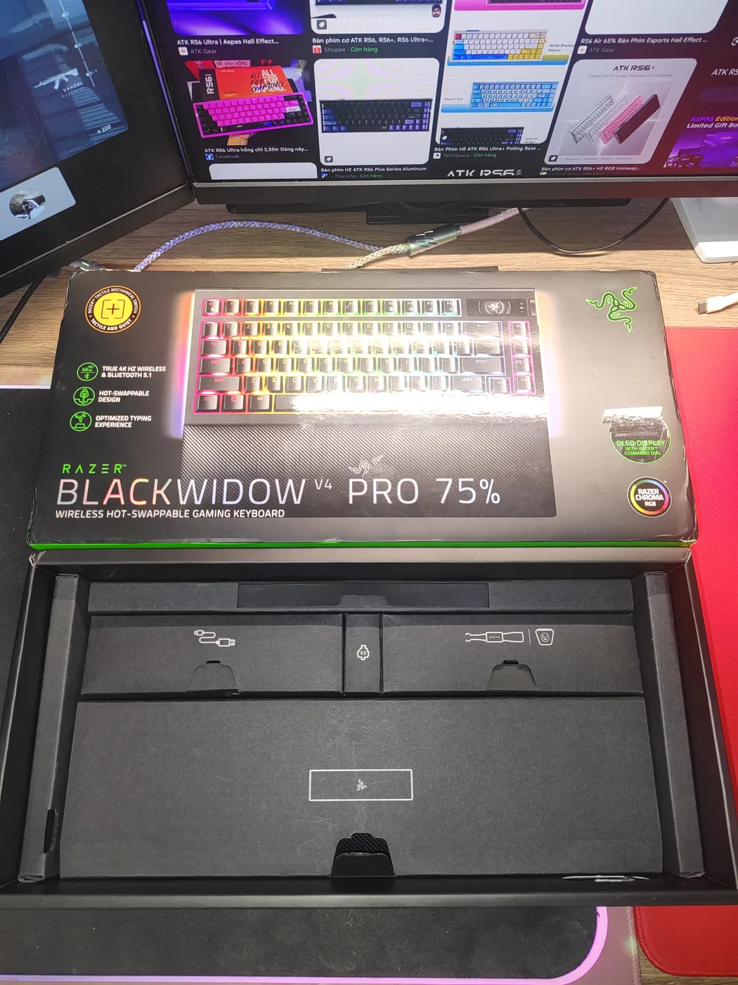 Razer Blackwidow v4 75% Pro — ảnh 3 trên 3